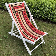 Sedia reclinabile Zero Gravity Lettino prendisole con cuscino, Sedia reclinabile regolabile per esterni in legno duro Sedia da giardino Patio Lettino da spiaggia Supporto 160 kg Lettino da sole
