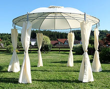 SAS Elegante Gazebo 3,5 Metri di Diametro con 6 Tende Modello 7073-A AS-S