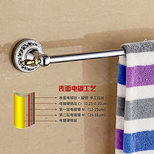Bagno punzonatura ciondolo stile europeo portasciugamani antico bagno asciugamano appeso portasciugamani singolo in porcellana blu e bianca ceramica 40 cm perforato