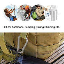 VGEBY Moschettone Swing 2Pcs Heavy Duty Carabiner di Alluminio per Kids Swing Arrampicata Amaca Portachiavi