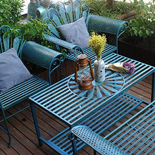 LXLH Panca da Giardino Panchina Panchina da Balcone Panchina da Esterno, Panchine Decorative per terrazza da Giardino, Sedia per Il Tempo Libero con Schienale e braccioli, può ospitare Persone /