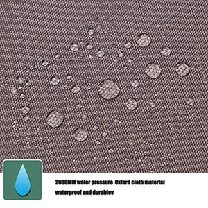 YTQ Vela Parasole Tende da Giardino per Esterni Rettangolo Impermeabile Protezione Solare UV 95% Vela con Tenda per Tenda da Sole in Corda Colore Multiplo (Dimensioni: 3x3m)(Color:Verde)