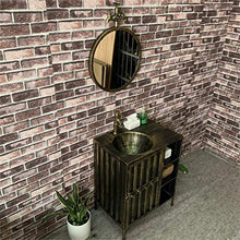 F-HOME Lavabo, Personality Creative Bar Bagno Lavandino Stile Industriale Retro Lavabo (Colore: Bronzo)