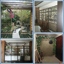 WEIFAN Rete per Corda da Arrampicata - Rete per parascale, reti Decorative per soffitto per Protezione per Bambini all'aperto Rete Decorativa per Arrampicata Anti-Caduta (10 mm x 120 mm)