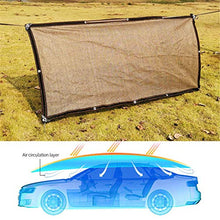 DMMSS Tessuto ombreggiante al 90%, Bordo nastrato in Rete Solare con Occhielli Rete Parasole Resistente ai Raggi UV per Serra, Tenda da Sole, ombrelloni,3 * 7M