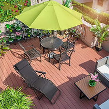 DHHZRKJ Sedia da Giardino Pieghevole reclinabile, Poltrona a gravità Zero con poggiatesta, Poltrona Regolabile, per Prato da Giardino in Giardino da Campeggio all'aperto