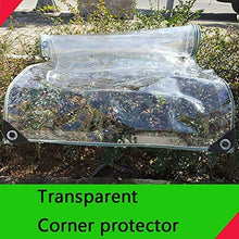 WGEMXC Tarpaulin Multiuso All'Aperto Tarpaulin-Tarpaulin Tarps Trasparente per Impieghi Pesanti 0,5 Mm Di Spessore - Protezione Solare Impermeabile All'Aperto per Patio Succulente/Finestra/Verand