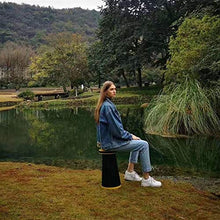 Jiangang- Outdoor Portatile Sedia a Scomparsa Sgabello Pieghevole Sedia di Campeggio di Pesca Viaggiare Picnic di economia di Spazio telescopico Sedia Pieghevole (Color : Tiffany)