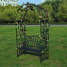 Better Garden Steel Garden Arch, Panca Da Giardino Panca Da Giardino Panca Da Giardino, Arbor Giardino Alto, Stabile, Stabile, Portante Alto, Per Varie Piante Rampicanti, Cortile Sul Prato,114CM