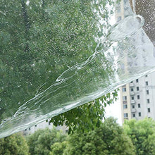 MTYLX Telo Multiuso per Esterni, Telo Isolante in Plastica Trasparente Trasparente in Pvc Resistente con Occhielli Telo Parasole/Finestra/Balcone Impermeabile Impermeabile 350 G/M²,un,1.4X3M