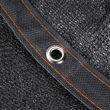 Telo Ombreggiante, Recinto Privacy screening con Alluminio Occhiello - Ombra Copertura dello Schermo Panno Scherma for Balcone, Patio, Deck - Nero (Size : 5m x 6m)