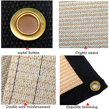 ZAZAP-1 Tenda da Sole a Vela, 85% Parasole Rettangolare Ombreggiante in Tessuto a Rete, Tettoia per Tende da Sole per Esterni, Cortile con Patio E Giardino