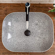 William 337 WYZ Lavabo in Ceramica, Bagno contatore Bacino al di sopra Art lavandino del Bagno Guardaroba Wash Stand (50x40x14cm) Room