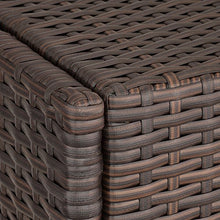 TecTake 800790 Lettino Poly Rattan, Arredamento da Giardino, Sdraio Prendisole, Divano Sedia Mobili, Esterno Patio - Disponibile in Diversi Colori (Marrone Misto)