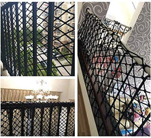Protective net decoration / Protezione Stair Balcone rete di sicurezza Nero Net Tessuti a mano Decorazione parete Net Net Cat rete anti-goccia Tetto Soffitto Net Net 100 millimetri * 100mm Net / corda