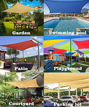 Fablcrew Vela Ombreggiante Tenda da Sole per Piscina da Giardino Rettangolare Frangisole Multifunzionale