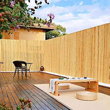 Balcone Protezione Recinto di bambù Schermata Privacy Stuoia di bambù Palo di bambù Diametro 2,5 Cm A Prova di Vento Antisettico Giardino, Cortile Esterno Raccordo per Balcone