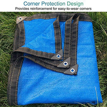 Telo Ombreggiante, 85% Panno for ombrellone Sunblock Blue Sun - Bordo nastrato Resistente agli UV con Gommini, Ideale for Piante da Giardino (Size : 3m x 6m)