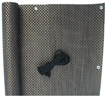 Noor Balkonblende Exclusive Rattan 0,90 x 3 m / Copper Balcony Surrounding Fence Screening Scherma Schermo Privacy Schermo parabrezza