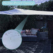 Vela Ombreggiante,Triangolo Tenda Parasole, Poliestere Antistrappo con Protezione Contro Il Sole 95% UV per Giardino Esterno Patio Party con Corda Libera (5x5x5m,Verde)