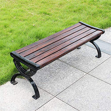 N / A Panchina da Giardino, Materiale Composito Legno-plastica di Alta qualità, Design Moderno, Bordi lucidati Fini, Facile da Abbinare Adatto a Qualsiasi Occasione all'aperto