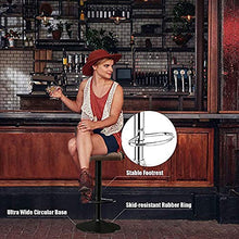Sgabelli da Bar Sedia Stazione sgabello ad altezza regolabile, con schienale quadrato e base cromata, sedie a barre Sgabelli da banco retrò girevole moderno regolabile per cucina da cucina sala da pra