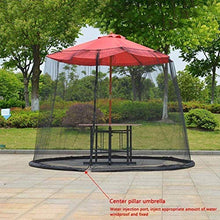 Schermo all'aperto ombrellone Ombrellone Tavolo Ombrellone zanzara copertura della rete Bug Rete di copertura, Ombrellone Converter copertura Trasforma il tuo Parasol in un Gazebo (Colore: 275 * 230 c