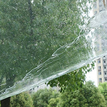 NMBC Telone Trasparente Telone Occhiellato Pieghevole PVC Giardino Foglia di Pianta Floreale Impermeabile Telone Toldo De Planta Antipioggia con Occhielli-1.2x3m Chiaro