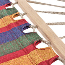 casa.pro] Amaca XXL con Telaio (Multicolore) (150 x 300 cm) Sedia sospesa/Dondolo sospeso/Amaca