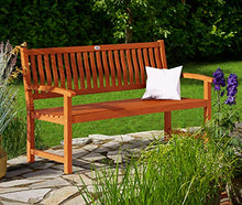 Deuba Panchina da Giardino Maxima 3 posti Legno di eucalipto Certificato FSC® Interno Esterno Panca da Balcone terrazza