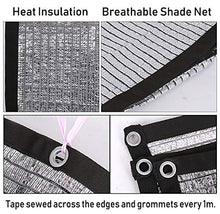FF Rete ombreggiante Panno ombreggiante Sun Block con Anelli di Tenuta, Argento Resistente ai Raggi UV Riflettente retino ombreggiante in Alluminio per Copertura per pergola, 200 g/m² (Size : 4×5M)
