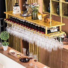 Oro Appesa Vino Rack Metallo, Ferro Appeso Titolare 30-60cm Regolabile In Altezza A Doppio Strato Di Vetro Vino, Con Bottiglia Di Vino Trogolo, Rack, Appeso Cremagliera Della Tazza ( Size : 120x30cm )