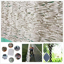 MFLASMF Rete di Sicurezza Protezione per Balcone Rete di Sicurezza per Bambini da Esterno, Rete Decorativa Rete Protettiva Bianca Rete in Corda di Nylon Intrecciata per Arrampicata Rete do