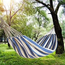 Doppia amaca da appendere sedia in tela a righe, letto a dondolo portatile con borsa per il trasporto per dormitorio, giardino, cortile, amaca da giardino.