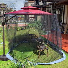 Zanzariera Ombrellone Ombrellone da Patio Schermo a Rete Resistente ai Raggi UV Zanzariera Gazebo Zanzariera Copertura a Rete per Patio Tavolo Ombrello Mobili da Ponte Copertura in Rete