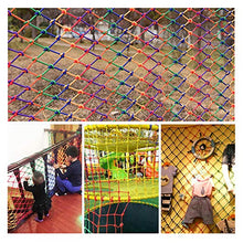 ETZBQ Rete di Sicurezza per Scale 10mm / 8cm, Parete Arrampicata Bambini,Corda da Arrampicata Rete da Arrampicata Ringhiera Protezione per Scale Recinzione Decor Mesh(4 * 5m/13.12 * 16.4ft)