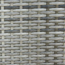 Outsunny Sedia Sdraio da Giardino Pieghevole Reclinabile in Rattan PE con Braccioli e Poggiapiedi, 59x68x107cm Grigio