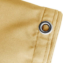 YIFANDU Copertura per Balcone 1.2x9.5m Impermeabile Protezione della Privacy Schermo con Occhielli e Cordoncino per Balcone Giardino Protezione della, Color Crema