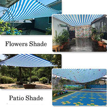 CYY Rete Ombreggiante 7x26ft / 2x8m, Panno per Protezione Solare a Strisce Resistente Ai Raggi UV 85%, Coperture Balcone Cortile (Dimensioni Multiple)
