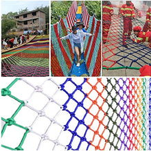 WEIFAN Rete di Sicurezza a Colori per Bambini, Recinzione da Giardino Arrampicata all'aperto Parco Giochi Isolamento Scala Balcone, può Essere Personalizzato Multi-Size