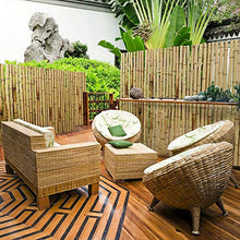 Balcone Protezione Recinto di bambù Schermata Privacy Sicurezza Ecologica Il Diametro del Tubo di bambù È di Circa 1,4-2,4 Cm Adatto A Parabrezza O Fonte di Ombreggiatura