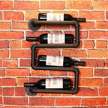 ZfgG Cremagliera creativa industriale del vino della metropolitana, scaffale del vino dello scaffale di Antivari dello scaffale di esposizione della parete, retro decorazione decorativa della parete