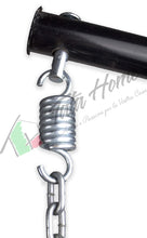 Poltrona Sospesa Sedia a Dondolo da Esterno con Cuscino Doppio 2 Pezzi Coppia Medium + Plus Colore Marrone