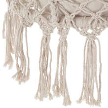 TecTake 800708 Poltrona Sospesa, Interni & Esterni, Diametro Seduta 60 cm, Robusta, Grande e Morbidissimo Cuscino - Disponibile in Diversi Colori (Beige | No. 403205)